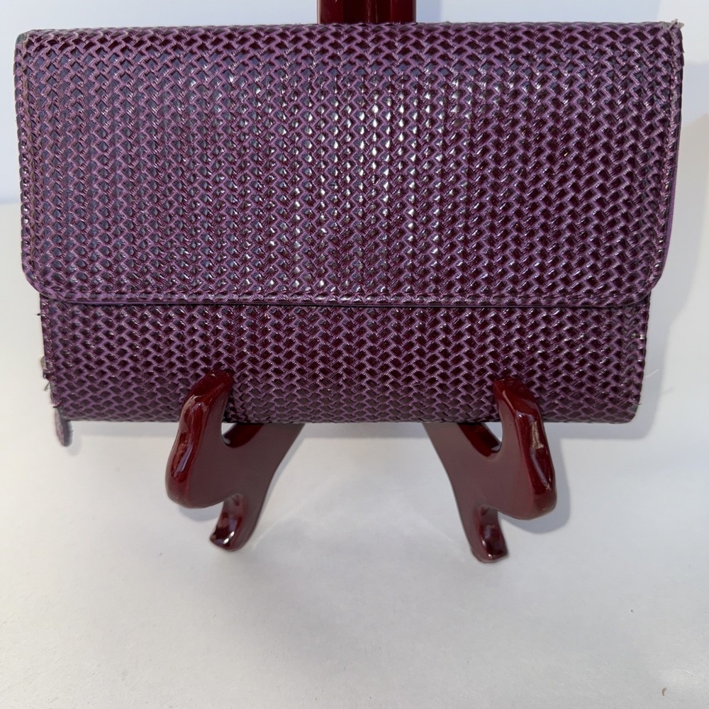 Mundi Burgundy Checkbook Wallet New With‎ Flaw